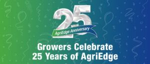 A decorative banner with a 25th anniversary symbol and text that reads 