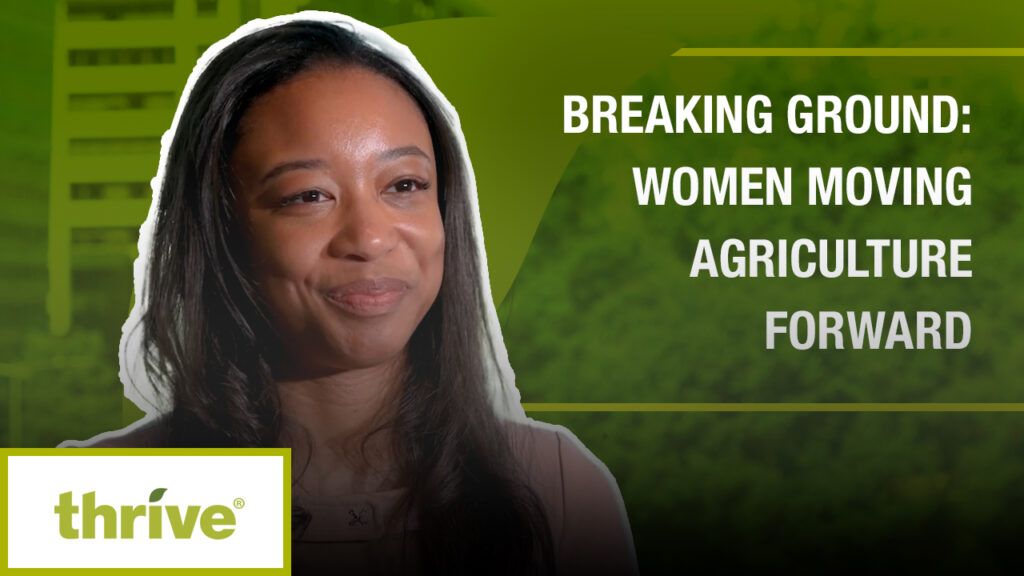Jasmine Scott, government and sustainability affairs lead for Syngenta, and text that reads: 