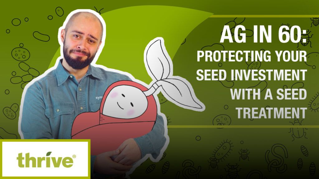 A man in a Syngenta shirt with text that says 