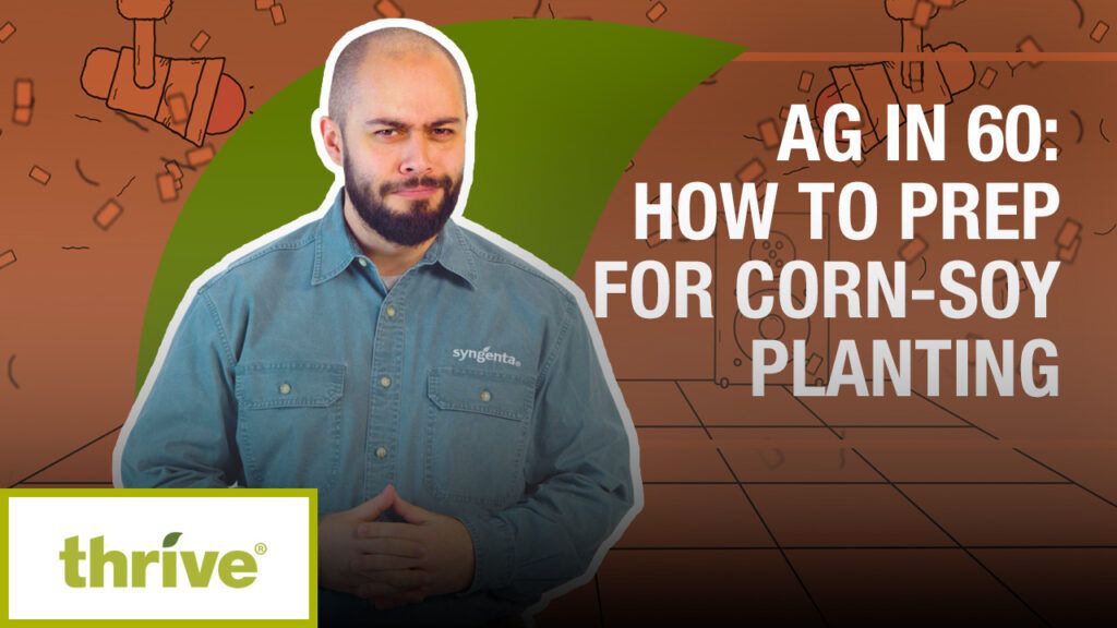 A man in a Syngenta shirt with text that says 